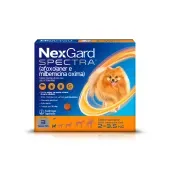 NexGard Spectra Antipulgas e Vermífugo Cães 2kg a 3,5kg